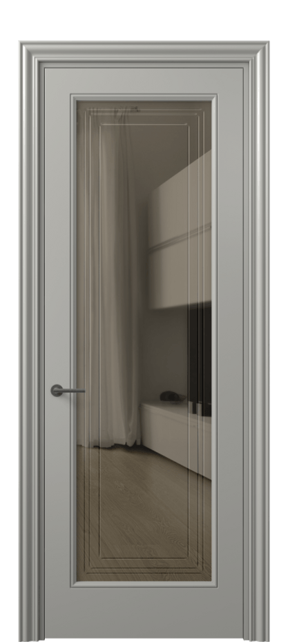 Дверь межкомнатная Mascot 8400 Матовый нейтральный серый Прозрачное бронзовое стекло с гравировкой "Грани", триплекс, 7 мм Фигурный наличник МНСР Цена 77599 ₽ Наличники уже входят в базовый комплект. Фабрика дверей Волховец 8 (800) 551 43 19 Межкомнатная дверь Mascot 8400 Матовый нейтральный серый Прозрачное бронзовое стекло с гравировкой "Грани", триплекс, 7 мм Цена 77599 ₽ | Volhovec