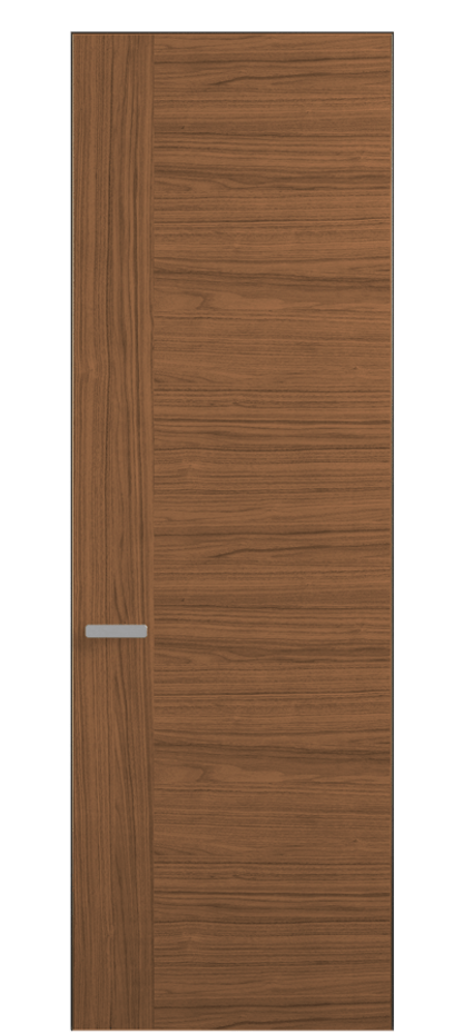 Дверь межкомнатная Rift 0203 Орех умбра матовый рифт  Скрытый короб Черный Цена 77589 ₽ Наличники уже входят в базовый комплект. Фабрика дверей Волховец 8 (800) 551 43 19 Межкомнатная дверь Rift 0203 Орех умбра матовый рифт  Цена 77589 ₽ | Volhovec