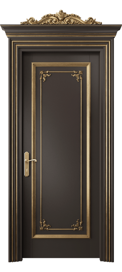 Межкомнатная дверь Imperial 6501 Бук антрацит золотой антик  Цена 192989 ₽ | Volhovec