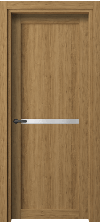 Межкомнатная дверь Нео 2112 Грецкий орех Сатинированное стекло Цена 34399 ₽ | Volhovec