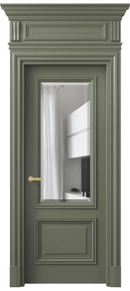 Дверь межкомнатная Antique 7302 Бук оливковый тёмный Прозрачное стекло с фацетом, 6 мм КЭП + Объёмный фриз + Карниз БОТ Цена 155229 ₽ Наличники уже входят в базовый комплект. Фабрика дверей Волховец 8 (800) 551 43 19 Межкомнатная дверь Antique 7302 Бук оливковый тёмный Прозрачное стекло с фацетом, 6 мм Цена 155229 ₽ | Volhovec