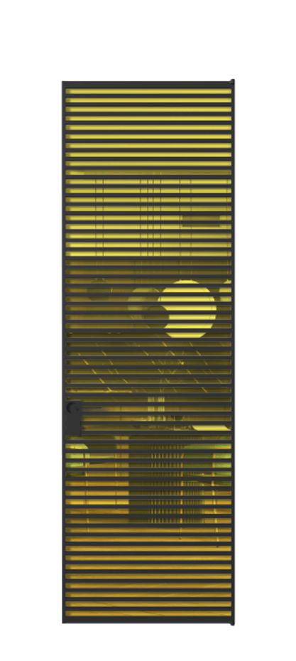 Алюминиевая дверь АЛПЛ040.07  Алюминий Черный Прозрачное жёлтое стекло, триплекс, 6мм. Без короба чер Цена 208990 Стоимость комплекта двери включает: 
1. Полотно (600/650/700/750/800/850/900/950*2000-2400 мм).
2. Короб
3. Комплект фурнитуры (2 торцевые петли и магнитный замок с ответной планкой). Фабрика дверей Волховец 8 (800) 551 43 19  Алюминиевая дверь АЛПЛ040.07 Алюминий Черный Прозрачное жёлтое стекло, триплекс, 6мм Цена 208990  | Volhovec