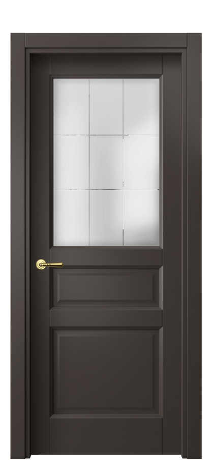 Дверь межкомнатная Galant 1432 Матовый антрацит Сатинированное стекло с гравировкой "Лофт" Гладкий наличник МАН Цена 42719 ₽ Наличники уже входят в базовый комплект. Фабрика дверей Волховец 8 (800) 551 43 19 Межкомнатная дверь Galant 1432 Матовый антрацит Сатинированное стекло с гравировкой "Лофт" Цена 42719 ₽ | Volhovec