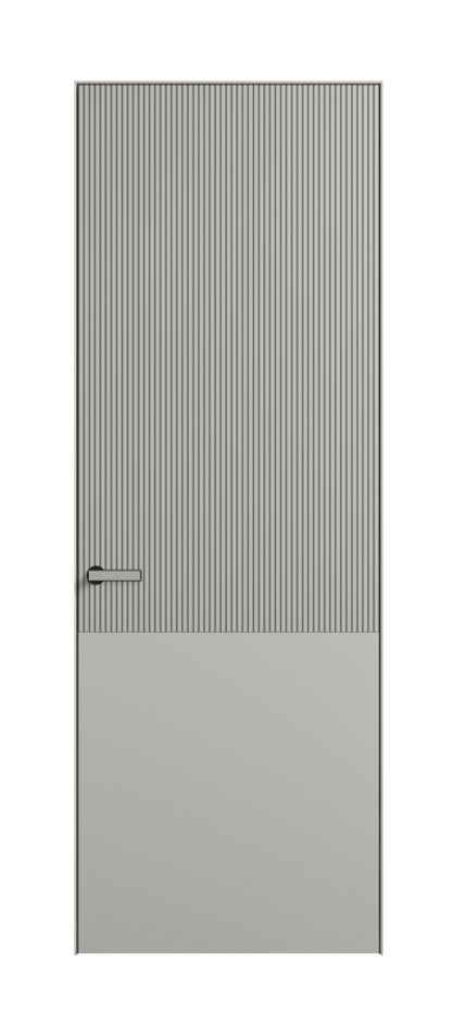 Дверь межкомнатная Velvet АКП 8205 Матовый тёплый серый. Скрытый короб Черный Цена 73360 . Фабрика дверей Волховец 8 (800) 551 43 19 Межкомнатная дверь Velvet АКП 8205 Матовый тёплый серый. Цена 73360 | Volhovec