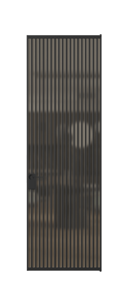 Алюминиевая дверь АЛПЛ040.06  Алюминий Черный Сатинированное бронзовое стекло, триплекс, 6 мм. Без короба чер Цена 208990 Стоимость комплекта двери включает: 
1. Полотно (600/650/700/750/800/850/900/950*2000-2400 мм).
2. Короб
3. Комплект фурнитуры (2 торцевые петли и магнитный замок с ответной планкой). Фабрика дверей Волховец 8 (800) 551 43 19  Алюминиевая дверь АЛПЛ040.06 Алюминий Черный Сатинированное бронзовое стекло, триплекс, 6 мм Цена 208990  | Volhovec