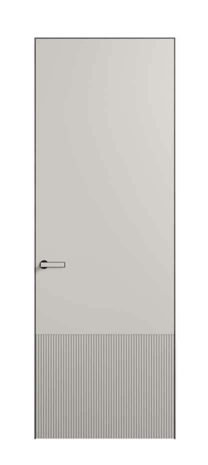 Дверь межкомнатная Velvet АКП 8202 Матовый облачно-серый. Скрытый короб Черный Цена 58690 . Фабрика дверей Волховец 8 (800) 551 43 19 Межкомнатная дверь Velvet АКП 8202 Матовый облачно-серый. Цена 58690 | Volhovec