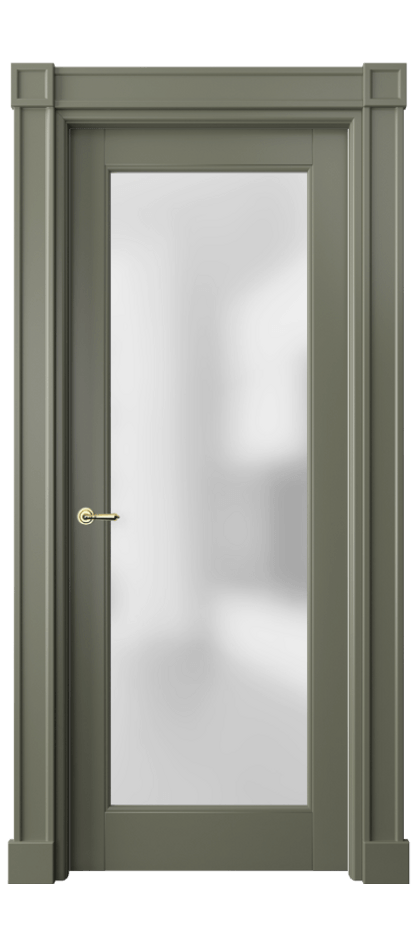 Межкомнатная дверь Toscana Plano 6300 Бук оливковый тёмный Сатинированное стекло Цена 97983 ₽ | Volhovec