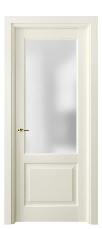 Межкомнатная дверь Лигнум 0740 Матовый молочно-белый Сатинированное стекло Цена 95099 ₽ | Volhovec