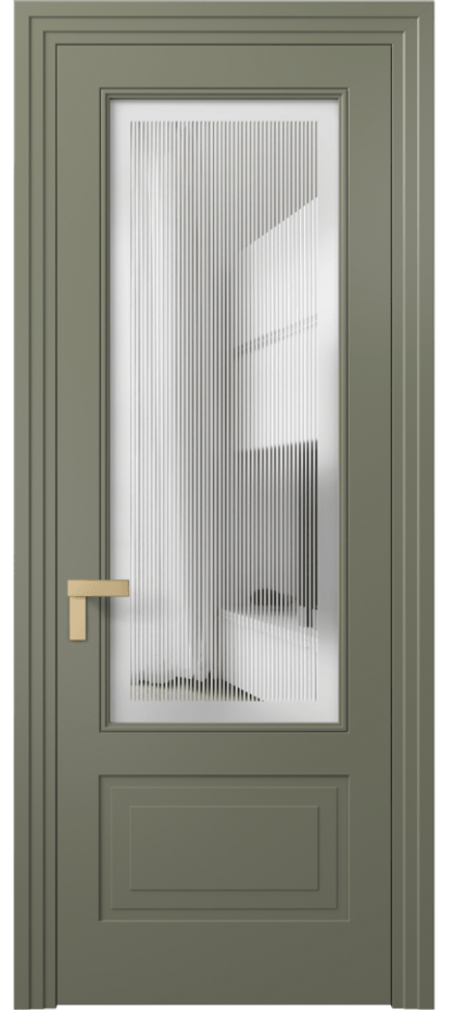 Дверь межкомнатная Rocca 8342 Матовый оливковый тёмный Сатинированное с гравировкой "Каннелюры", триплекс, 7 мм Фигурный наличник МОТ Цена 86899 ₽ Наличники уже входят в базовый комплект. Фабрика дверей Волховец 8 (800) 551 43 19 Межкомнатная дверь Rocca 8342 Матовый оливковый тёмный Сатинированное с гравировкой "Каннелюры", триплекс, 7 мм Цена 86899 ₽ | Volhovec