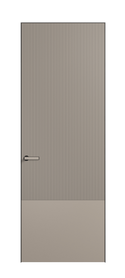 Дверь межкомнатная Velvet 8203 Матовый бисквитный. Скрытый короб Черный Цена 61189 . Фабрика дверей Волховец 8 (800) 551 43 19 Межкомнатная дверь Velvet 8203 Матовый бисквитный. Цена 61189  | Volhovec