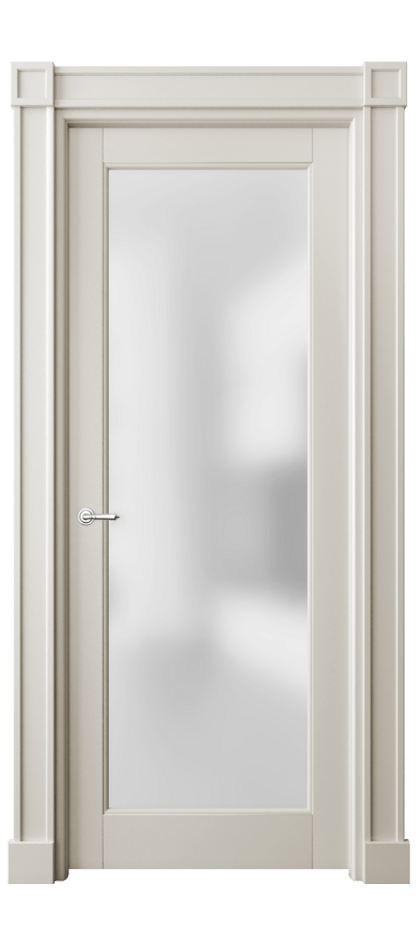 Межкомнатная дверь Toscana Plano 6300 Бук облачный серый Сатинированное стекло Цена 97983 ₽ | Volhovec