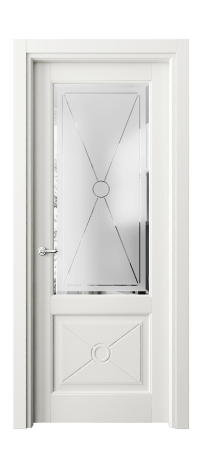 Межкомнатная дверь Тоскана Литера 6362 Матовый серый Сатинированное стекло с гравировкой «LITERA» Цена 106199 ₽ | Volhovec