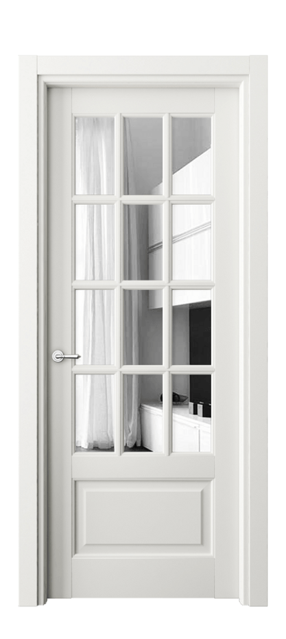 Межкомнатная дверь Тоскана Грильято 6313 Матовый серый Двустороннее зеркало, триплекс Цена 23324500 so'm | Volhovec