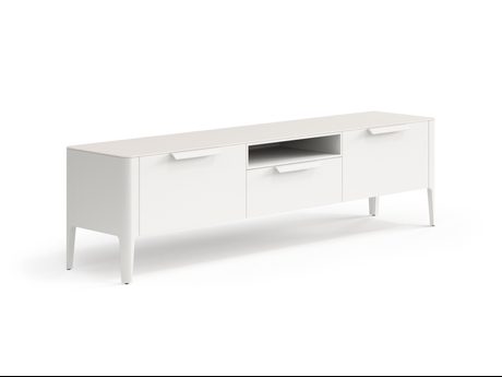 Мебель ТВ тумба Piega. Цвет Матовый тёплый серый. Материал Гладкая эмаль. Коллекция ТВ тумба Piega. Фото. Мебель ТВ тумба Piega. Цвет Матовый тёплый серый. Материал Гладкая эмаль. Коллекция ТВ тумба Piega. Картинка.