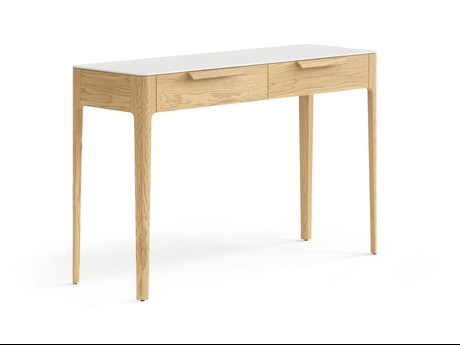Мебель Консоль Piega 2 ящика. Цвет Дуб соломенный матовый. Материал Массив дуба матовый. Коллекция Консоль Piega 2 ящика. Фото. Мебель Консоль Piega 2 ящика. Цвет Дуб соломенный матовый. Материал Массив дуба матовый. Коллекция Консоль Piega 2 ящика. Картинка.