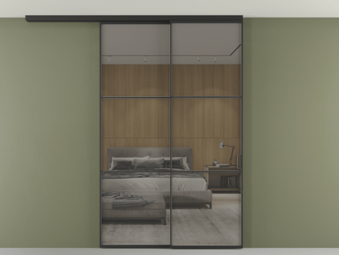 Перегородка Formato вдоль стены на потолок телескопик синхро 2 #VENDORCODE# #FURNISH# #GLASS# Цена #PRICE#  | Volhovec