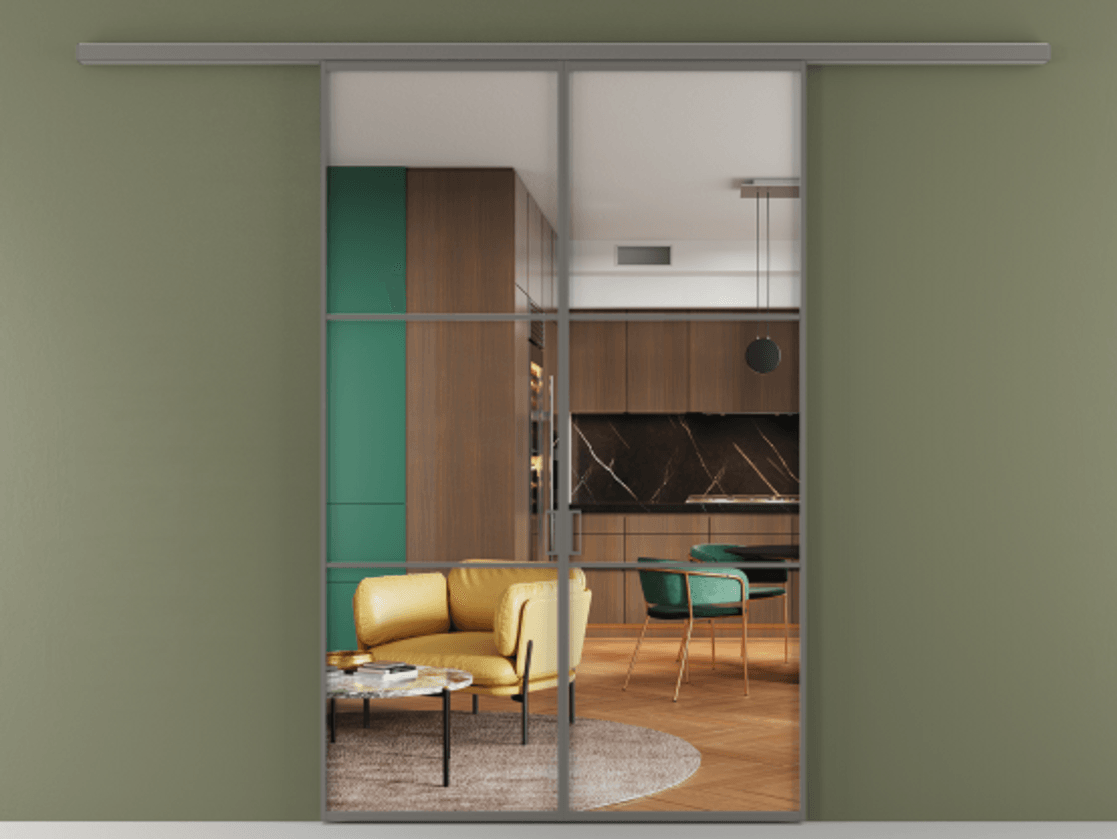 Перегородка Formato вдоль стены 2 створки АЛПР 040.03 Алюминий классический серый Прозрачное стекло "Crystal Vision", калёное. Цена 1679260 AMD 1. Полотно 2 шт. (800/2100 мм)
2. Комплект установки раздвижной системы
3. Базовый комплект фурнитуры
4.Ручка RONDO
. Фабрика дверей Волховец 8 (800) 551 43 19 Перегородка Formato вдоль стены 2 створки АЛПР 040.03 Алюминий классический серый Прозрачное стекло "Crystal Vision", калёное Цена 1679260 AMD | Volhovec