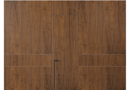 Панели для отделки стен Панель Шпон с эффектом NaturWood. Цвет Орех медный матовый. Материал Шпон Naturwood. Коллекция Шпон с эффектом NaturWood. Картинка.