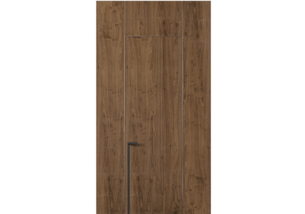 Панели для отделки стен Панель Шпон с эффектом NaturWood. Цвет Орех умбра матовый. Материал Шпон Naturwood. Коллекция Шпон с эффектом NaturWood. Картинка.