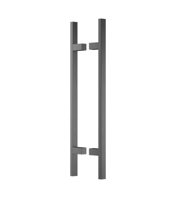 Ручки для дверей Ручка дверная SOLID SQUARE. Цвет Матовый графит PVD. Коллекция SOLID SQUARE. Картинка.