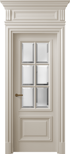 Дверь межкомнатная 7312 БСБЖ САТ-Ф. Цвет Бук светло-бежевый. Материал Массив бука эмаль. Коллекция Antique. Картинка.