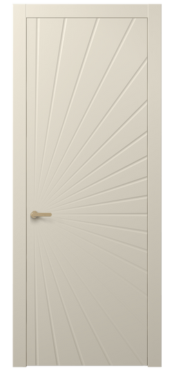 Дверь межкомнатная АКП 8649 МБСР. Цвет Матовый бежево-серый. Материал Гладкая эмаль. Коллекция Альба. Картинка.