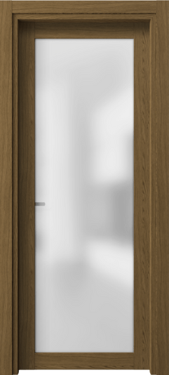Дверь межкомнатная 2102 ТФД САТ. Цвет Торфяной дуб. Материал Ламинатин. Коллекция Neo1. Картинка.