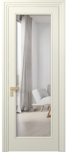 Межкомнатная дверь 8300 ММБ Двустороннее зеркало. Цвет Матовый молочно-белый. Материал Гладкая эмаль. Коллекция Rocca. Фото. Дверь межкомнатная 8300 ММБ Двустороннее зеркало. Цвет Матовый молочно-белый. Материал Гладкая эмаль. Коллекция Rocca. Картинка.