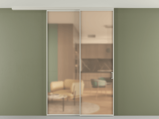 Алюминевая перегородка pv2_2_01_ Алюминий тёплый серый Сатинированное оранжевое стекло, триплекс, 6мм. Цвет Алюминий тёплый серый. Материал Алюминий в эмали. Коллекция Перегородка Formato вдоль стены на потолок 2 створки с синхронным механизмом. Фото. Алюминевая перегородка pv2_2_01_ Алюминий тёплый серый Сатинированное оранжевое стекло, триплекс, 6мм. Цвет Алюминий тёплый серый. Материал Алюминий в эмали. Коллекция Перегородка Formato вдоль стены на потолок 2 створки с синхронным механизмом. Картинка.