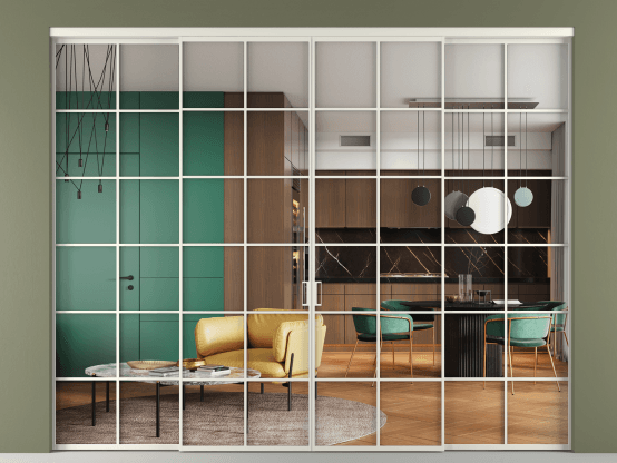 Алюминевая перегородка vn2+2_05 Crystalvision БЕЛ. Цвет Алюминий Белый. Материал Алюминий. Коллекция Перегородка Formato внутри проёма 4 створки. Фото. Алюминевая перегородка vn2+2_05 Crystalvision БЕЛ. Цвет Алюминий Белый. Материал Алюминий. Коллекция Перегородка Formato внутри проёма 4 створки. Картинка.