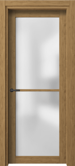 Дверь межкомнатная 2108 ГОР САТ. Цвет Грецкий орех. Материал Ламинатин. Коллекция Нео. Картинка.