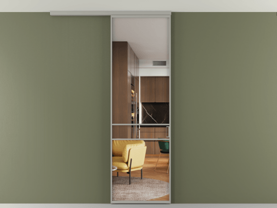 Алюминевая перегородка АЛПР 040.02_АНСР_Crystalvision_new. Цвет Алюминий нейтральный серый. Материал Алюминий в эмали. Коллекция Перегородка Formato вдоль стены на потолок 1 створка. Фото. Алюминевая перегородка АЛПР 040.02_АНСР_Crystalvision_new. Цвет Алюминий нейтральный серый. Материал Алюминий в эмали. Коллекция Перегородка Formato вдоль стены на потолок 1 створка. Картинка.