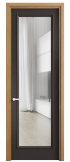 Дверь межкомнатная 6702 МАН Moru. Цвет Матовый антрацит. Материал Гладкая эмаль. Коллекция Шарм. Картинка.