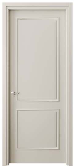 Дверь межкомнатная 8121 МОС. Цвет Матовый облачно-серый. Материал Гладкая эмаль. Коллекция Париж. Картинка.