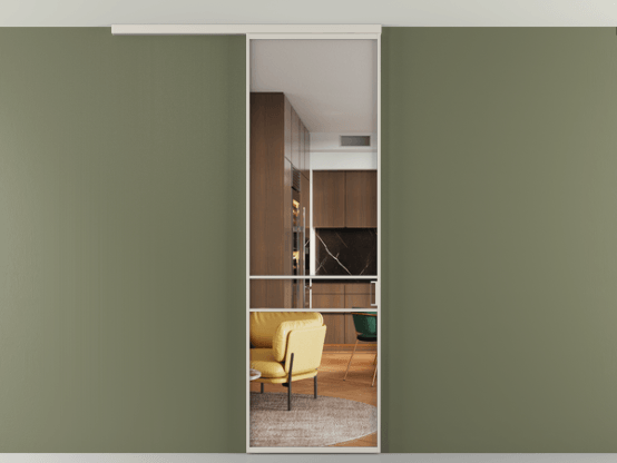 Алюминевая перегородка АЛПР 040.02_АОС_Crystalvision_new. Цвет Алюминий облачно-серый. Материал Алюминий в эмали. Коллекция Перегородка Formato вдоль стены на потолок 1 створка. Фото. Алюминевая перегородка АЛПР 040.02_АОС_Crystalvision_new. Цвет Алюминий облачно-серый. Материал Алюминий в эмали. Коллекция Перегородка Formato вдоль стены на потолок 1 створка. Картинка.