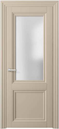 Дверь межкомнатная 2524 ПЭСБ САТ. Цвет ПЭТ светло-бежевый. Материал ПЭТ. Коллекция Centro. Картинка.