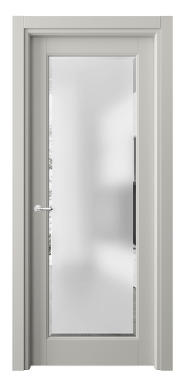 Дверь межкомнатная 6300 БТСР САТ-Ф. Цвет Бук тёплый серый. Материал Массив бука эмаль. Коллекция Toscana Elegante. Картинка.