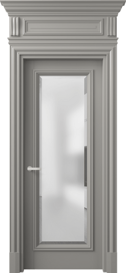 Межкомнатная дверь 7300 МНСР САТ-Ф. Цвет Матовый нейтральный серый. Материал Гладкая эмаль. Коллекция Антик. Фото. Дверь межкомнатная 7300 МНСР САТ-Ф. Цвет Матовый нейтральный серый. Материал Гладкая эмаль. Коллекция Антик. Картинка.