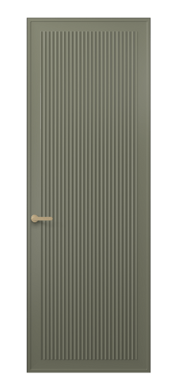 Дверь межкомнатная 8642 МОТ . Цвет Матовый оливковый тёмный. Материал Гладкая эмаль. Коллекция Alba. Картинка.
