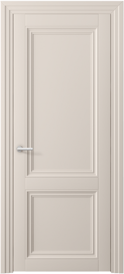 Дверь межкомнатная 2523 ПЭПБ. Цвет ПЭТ пудровый бежевый. Материал ПЭТ. Коллекция Центро. Картинка.