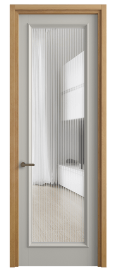 Дверь межкомнатная 6702 МТСР MORU. Цвет Матовый тёплый серый. Материал Гладкая эмаль. Коллекция Шарм. Картинка.