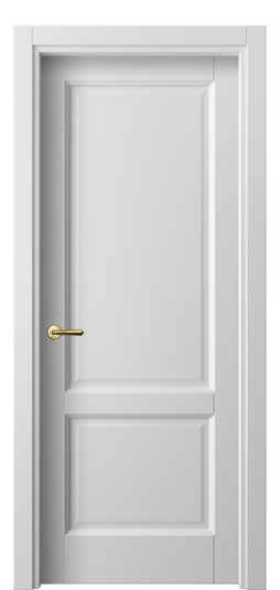 Дверь межкомнатная 1421 МБЛ. Цвет Матовый белоснежный. Материал Гладкая эмаль. Коллекция Galant. Картинка.