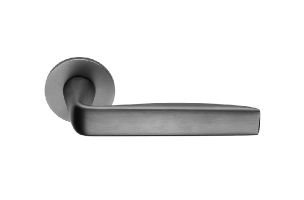 Ручки для дверей Ручка дверная Вива. Цвет Матовый графит PVD. Коллекция Вива. Картинка.