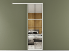 Перегородка Формато вдоль стены 1 створка