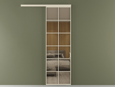 Перегородка Формато вдоль стены 1 створка