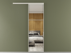 Перегородка Формато вдоль стены 1 створка