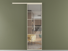 Перегородка Формато вдоль стены 1 створка