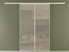 Перегородка Формато вдоль стены 2 створки