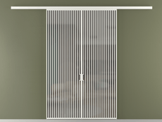 Перегородка Формато вдоль стены 2 створки