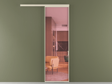 Перегородка Формато вдоль стены 1 створка